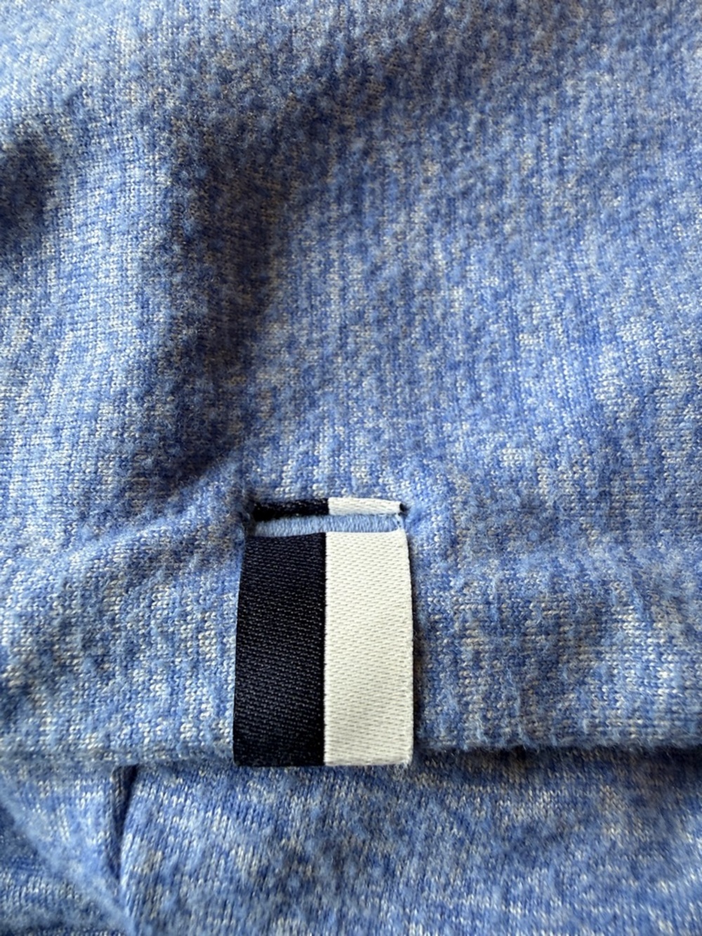 Rhoback Heathered Blue Men's Pullover Hoodie - Picture 4 of 5